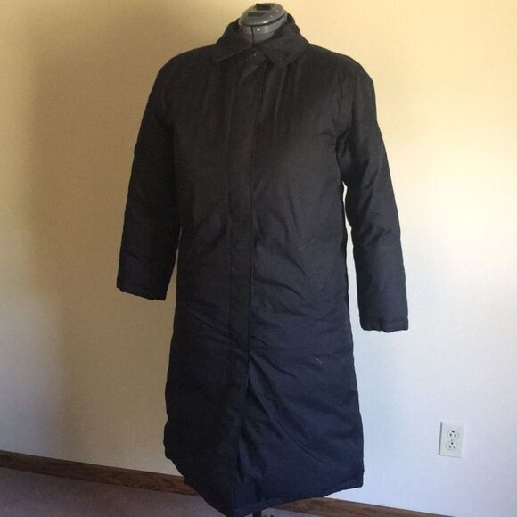 Lands’ End Down Long Parka Jacket Size Medium - Picture 1 of 11